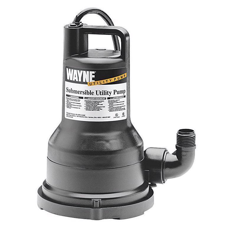 PUMP SUMP/UTILITY 1/3 HP 3/4IN DISCHARGE PIPE 1680GPH