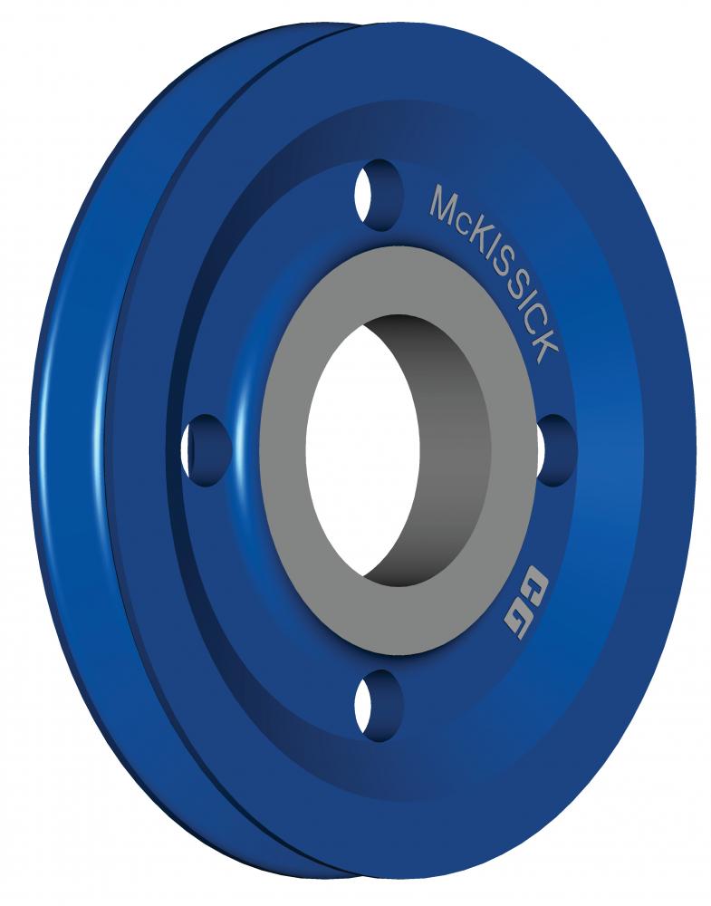 SHEAVE 8IN BB 1IN TAP 1/2IN WIRE SVFS