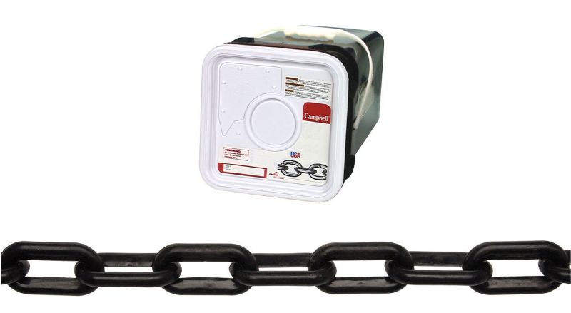 CHAIN PLASTIC YELLOW 138FT PER SQUARE PAIL 
