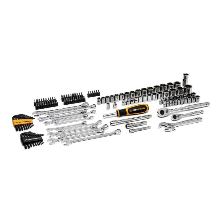 TOOL SET 138 PC 1/4IN & 3/8IN DRIVE 6 PT PROFESSIONAL SET 