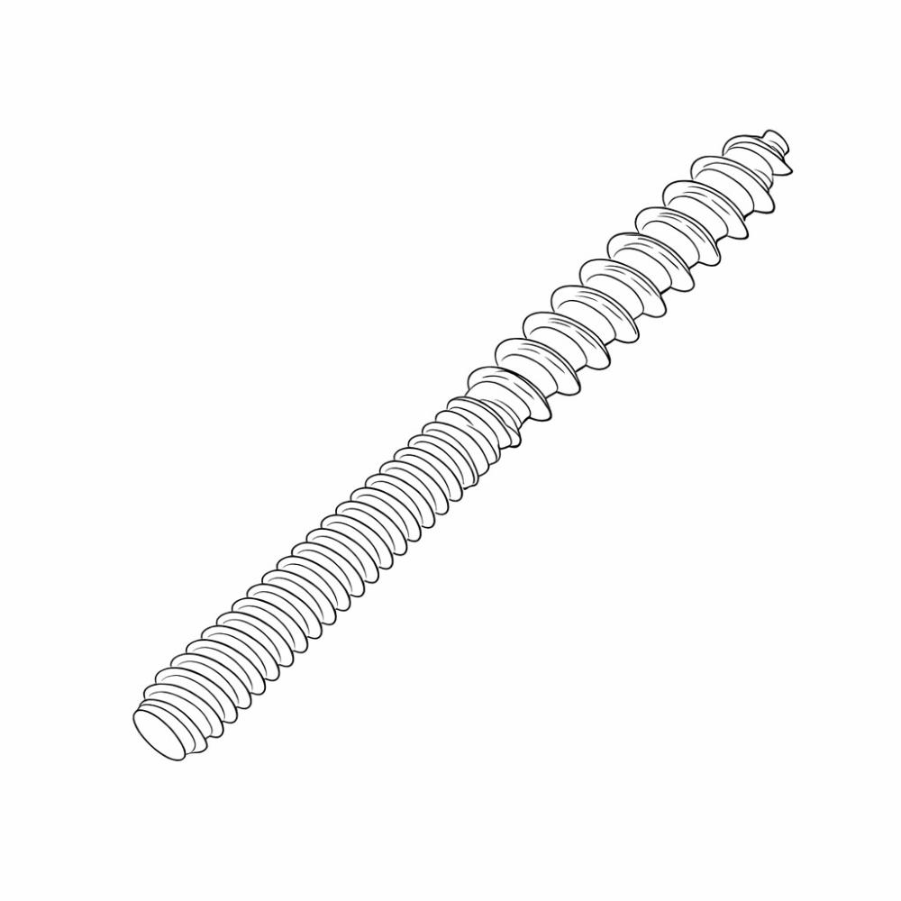 BOLT HANGER 3/8 X 6IN PLAIN FINISH