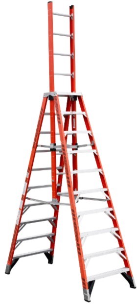 LADDER, TRESTLE - 10FT 300LB FG IA RATING