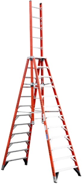LADDER, TRESTLE - 12FT 300LB FG IA RATING