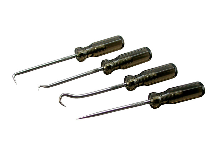 HOOK & PICK MINI 4PC SET HIGH CARBON STEEL