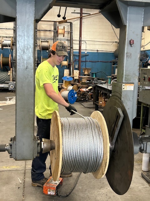 We fabricate wire rope in-house.