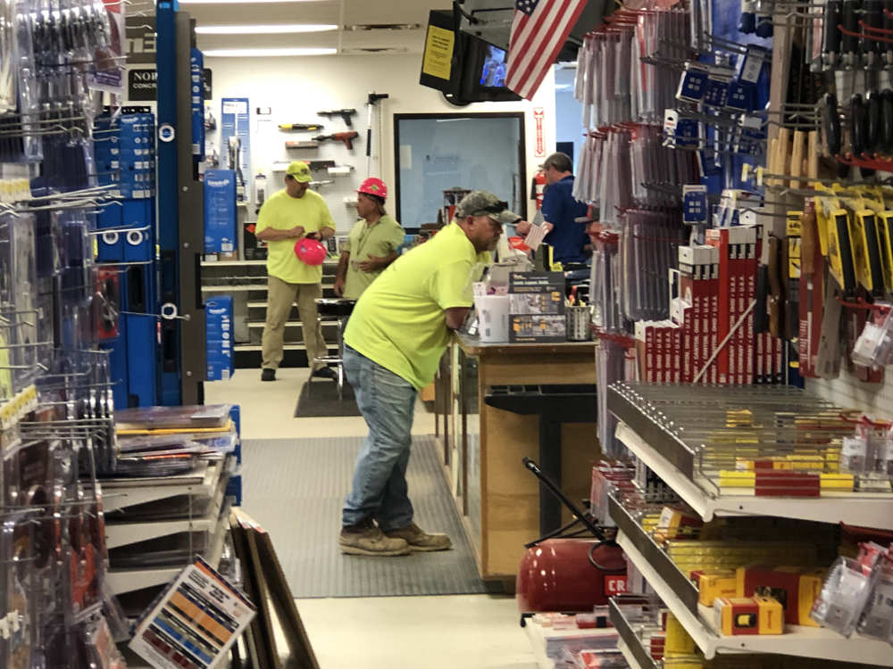 sales counter