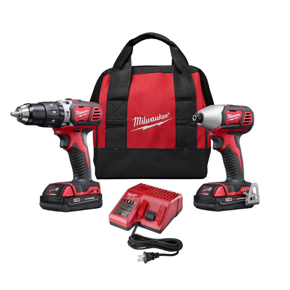 cordless, impact, drill, combination, tool kit, lithium-ion, battery