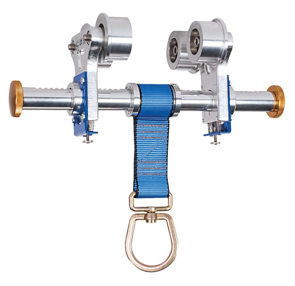 beam trolley,anchorage connector,beam connector,beam clamp,roof anchor,fall protection anchor